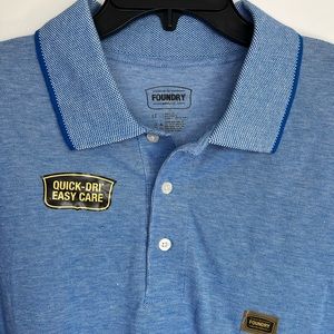 Foundry Supply Co Blue Polo